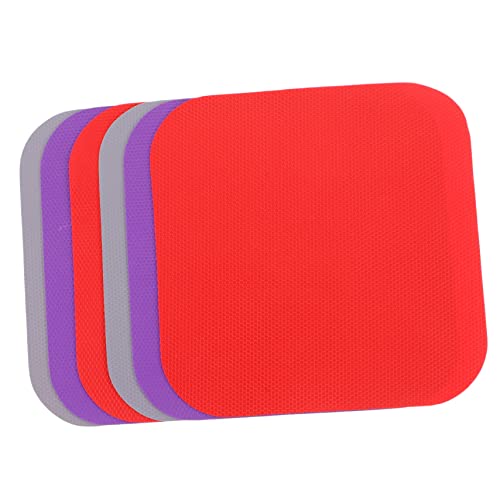 Alipis 6Pcs Jar Opener Grip Pads Non Slip Rubber Mat for Easy Lid Opening Kitchen Coaster for Elderly and Weak Hands Includes Pads