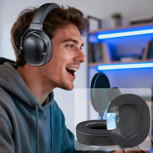 Image of SOULWIT Cooling Earpads for Razer BlackShark V2 /V2 Pro - Black