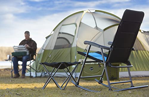 Guide Gear Camping Chair Foot Stool, Folding, Collapsible, Portable Footrest, Black #TOP6