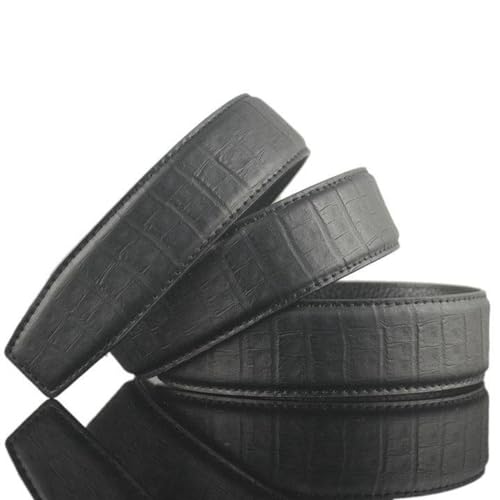 Classic belt, 3.5 cm wide men's belt made of cowhide with crocodile pattern, casual wild belt2