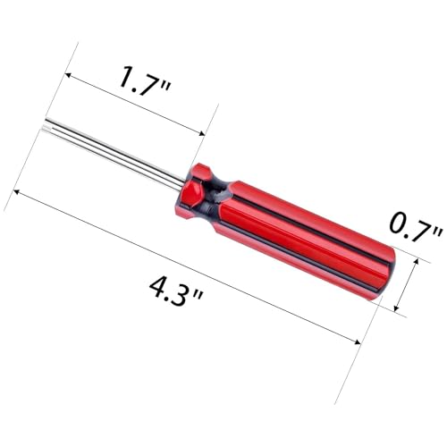 Image of C-HORSE 10 Pcs Valve Core Removal Tool - Screwdriver Valve Stem Core Remover 6523339 for Car, Motorcycle, Truck & Bike Tire Repair - Universal Fit, Easy Grip Handle, Automotive Tool Kit