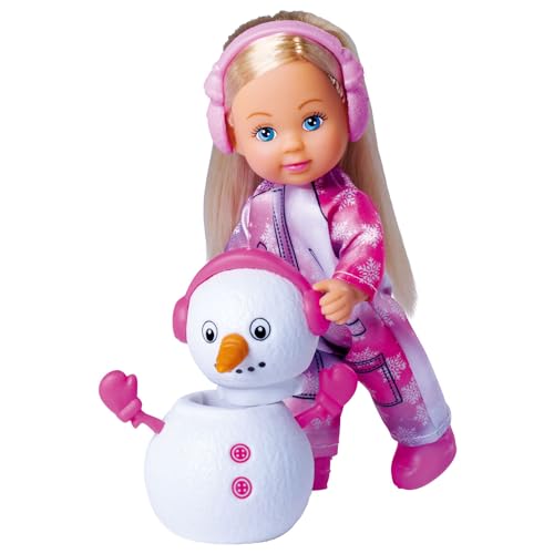 Steffi Love 105733646 Evi Love Neige Mini Doll 12 cm Ski Outfit Snowman from 3 Years