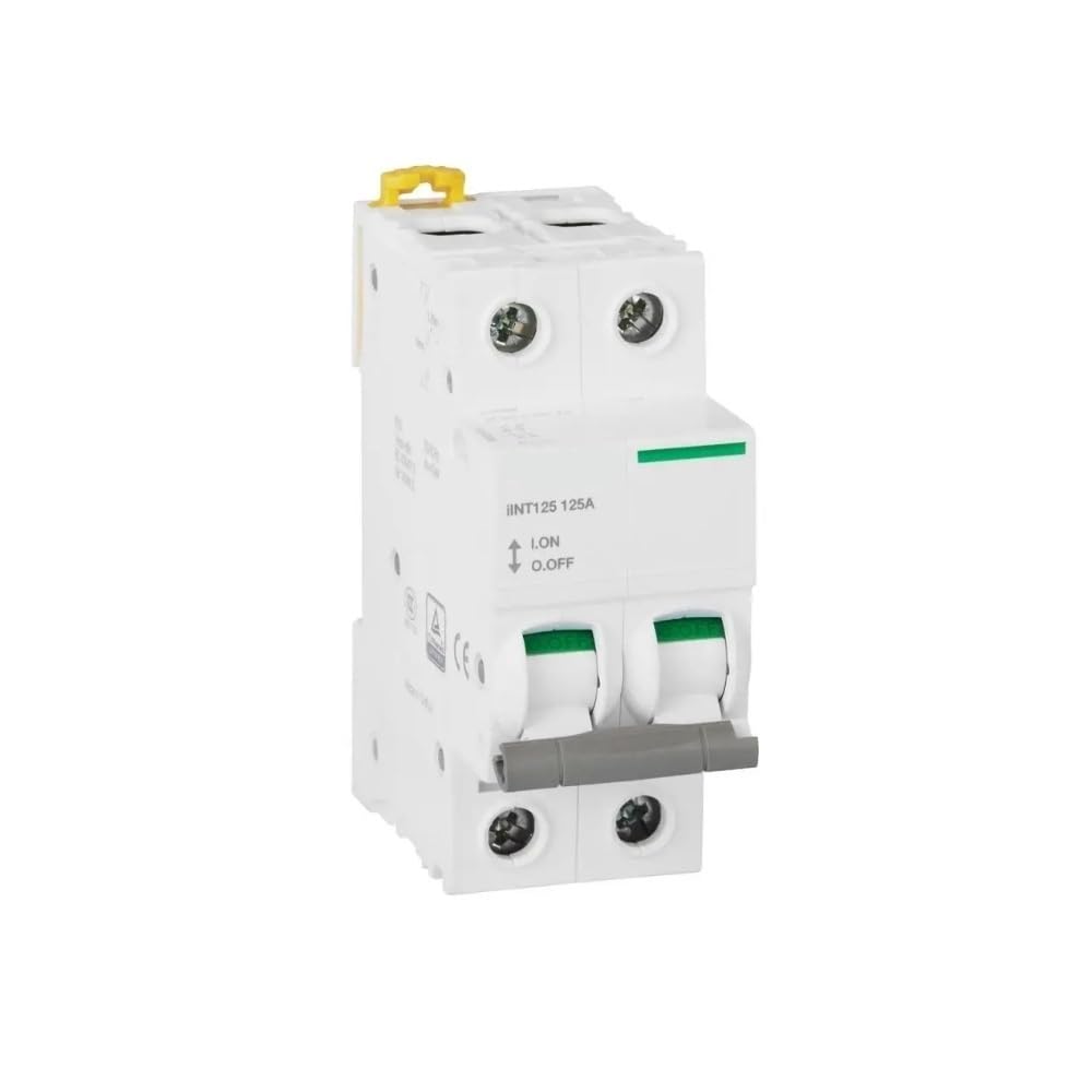Interruttore Differenziale Puro Salvavita, Tipo C 2P 32A, 63A, 80A, 100A, Interruttore Elettrico Miniaturizzato Magnetico Termico 125A 400VAC 50HZ 6KA(63A)