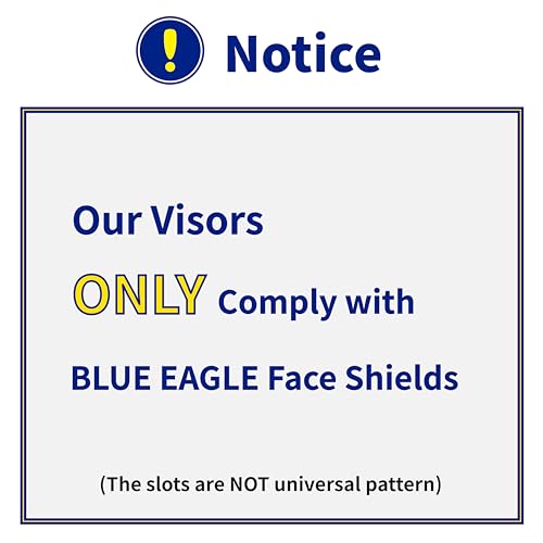Blue Eagle Faceshield Replacement Visors (FC49M) | Steel Wire Mesh | 3 PCS