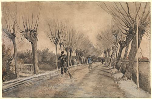 Affiche Toile Route à Etten Van Gogh d'une finesse d'impression rare