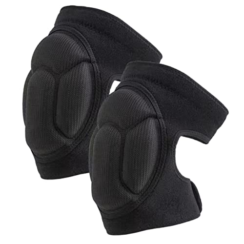 HOMOCONO 2pcs Sponge Knee Pads for Dance Breathable Stabilizer Support for Biking Skating Volleyball and More Comfortable for All Activities