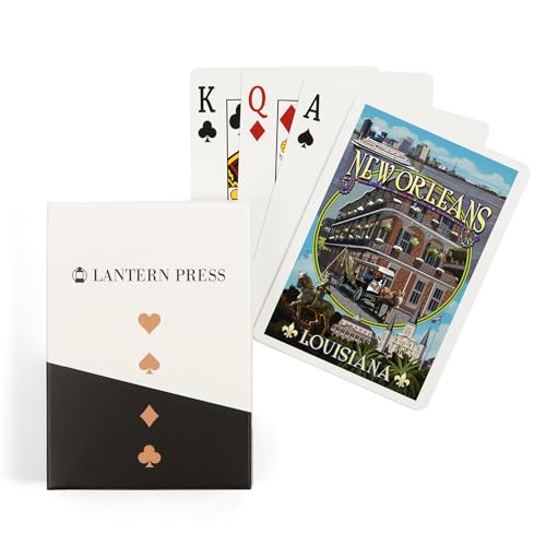 Mazo de cartas Poker New Orleans Louisiana 52 piezas