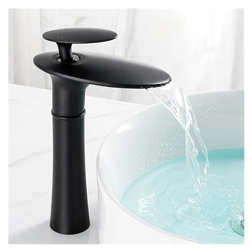 Cascade salle de bain robinet jet plat mélangeur évier laiton durable