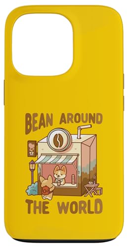 Bean Around The World �R�[�q�[ �J���C�C ���킢�� �ʔ��� �X�}�z�P�[�X iPhone 13 Pro �p