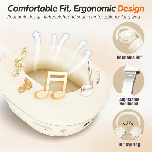 Noise Cancelling Wireless Headphones Over-Ear