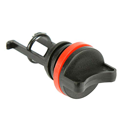 Yorten 4 peças de substituição de tampões de tampão de drenagem marítima/barco somente rosca grossa