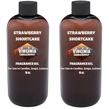 Strawberry Shortcake Fragrance Oil 32 oz Bottle for Candle Making, Soap Making, Tart Making, Room Sprays, Lotions, Car Fresheners, Slime, Bath Bombs, Warmers...