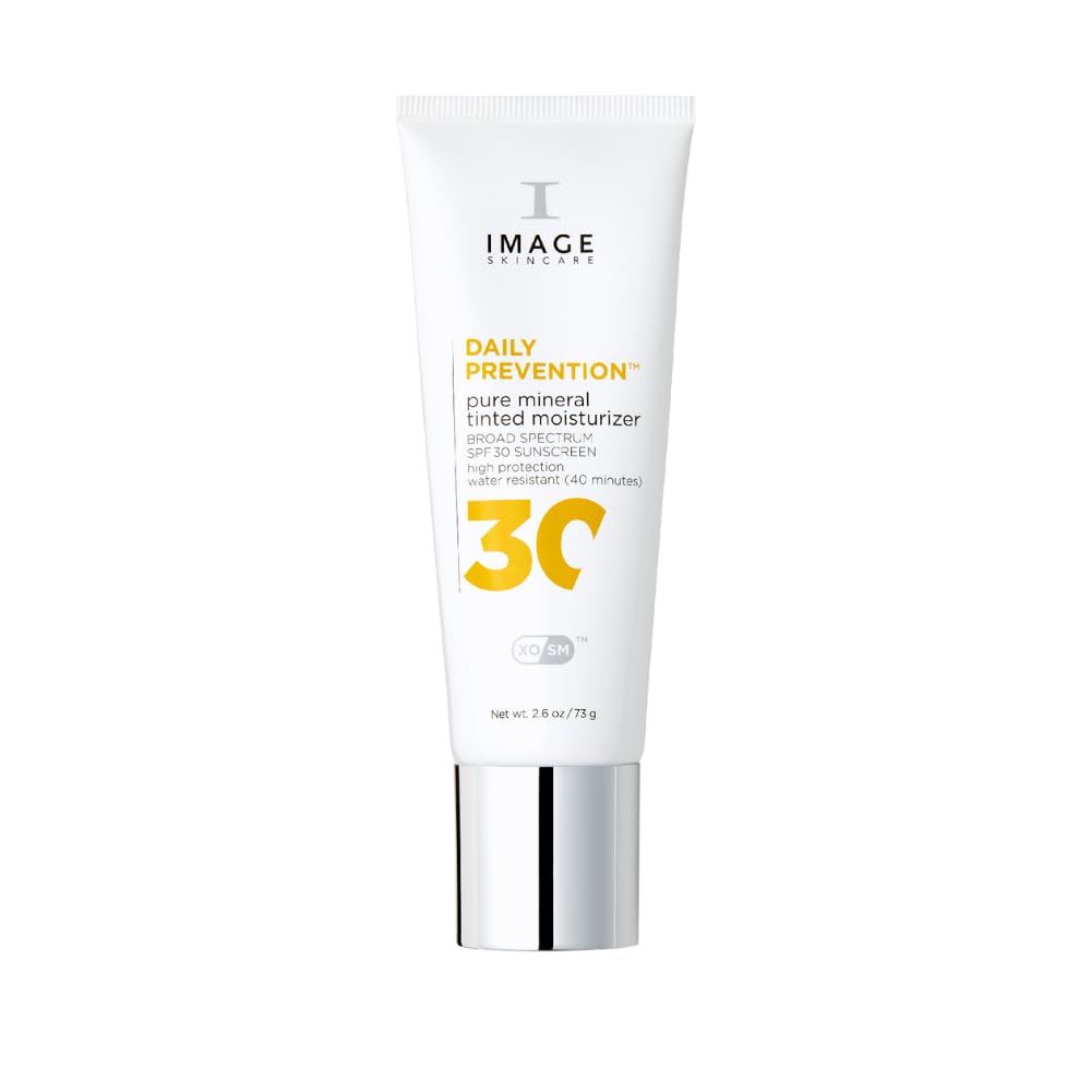 Image Skincare - Daily Prevention Pure Mineral Tinted Moisturizer SPF 30-73g – Sonnenschutz - Leichte, getönte Anti Aging Feuchtigkeitspflege mit Ectoin & Glycerin