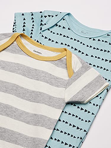 Image of Gerber unisex baby 8-pack Short Sleeve Onesies Bodysuits and Toddler T Shirt Set