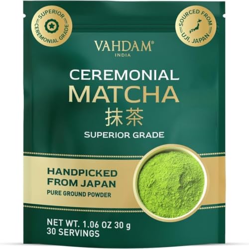 VAHDAM Poudre de thé matcha, 60 g, matcha japonais...