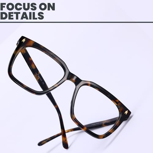 Image of Firmoo Oversized Blue Light Blocking Glasses Computer Gaming Glasses, Blue Blockers Glasses for Women /Men