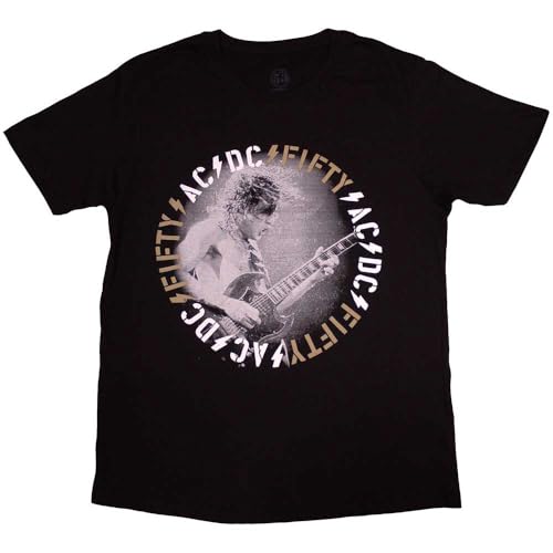 AC/DC Angus Live Fifty Years T Shirt Size L