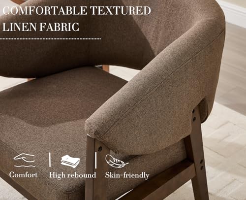 Sillón Barrel Plegable Marrón miniatura 3