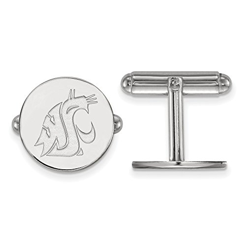 Washington State Cuff Links (Sterling Silver)