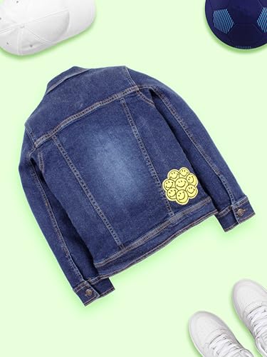 Image of KiddoPanti Boys Denim Jacket | Cotton Poly Blend with Spandex | Washed Denim, Full Sleeve | Button Closure & Front Flap Pockets | Collared Neck