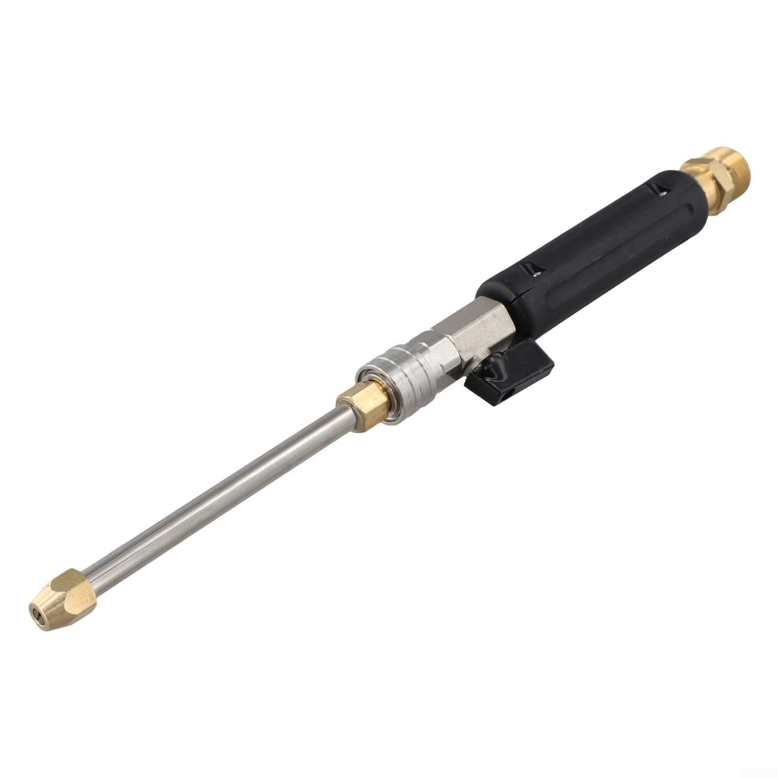Varilla de extensión M22-14 de 35 cm en acero inoxidable para limpiar coche y jardín con boquilla