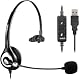 Wantek USB Mono-Headset mit Noise Cancelling für klare Kommunikation