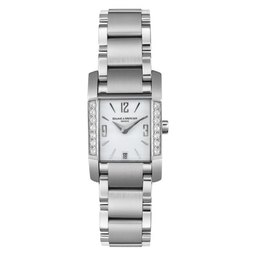 Baume&Mercier Reloj Analógico para Mujer de Cuarzo con Correa en Acero Inoxidable M0A08739