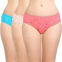 BODYCARE Women’s Cotton Briefs (Pack of 3)