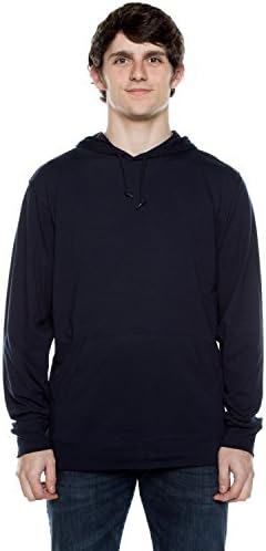 Cottonhood Long Sleeve T-Shirt Hoodie (Medium, Black)