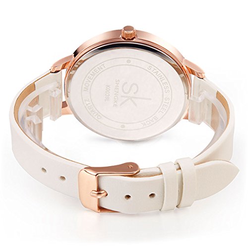 SK Minimalist Armbanduhr Damen Ultra-flach Elegant – Bild 5