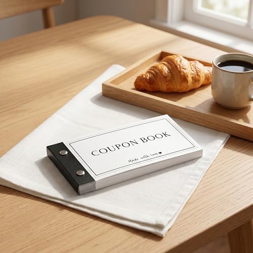 Blank coupon book for writing a specific offer of practical help.
