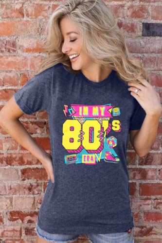 Women 80's Shirts in My 80s Era Shirt Vintage Graphic Tee Casual 80s Party Clothes3