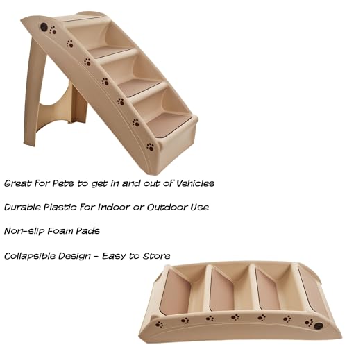 Petmaker 82-YJ5131 Pet Stairs - Home And Vehicle Foldable Nonslip Dog Steps thumb #2