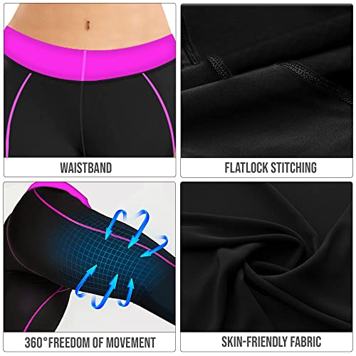 FDX Womens Base layer Set, Breathable Quick Dry Body Fit Ladies Suit, Top and Leggings Underwear Set for Running Gym Skiing & Winter Workout - Image 6
