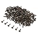 zalati Splin-Pins 200 Stück Metall-Papier-Befestigungselemente mit rundem Kopf für Scrapbooking, Kunst, DIY, Bastelpapier, Projekt – Bronze