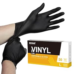 Okiaas OK007 Vinyl Einweghandschuhe 50 Stück