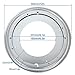 2 Pack Flat Lazy Susan Turntable Bearing 12 inch Round Lazy Susan Hardware 516 Thick Turntable Swivel Base for Rotating Table, Book Case, Serving Tray, DVD Tower, Corner Shelves, 1000lb Capacity