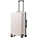 Produktbild COOLIFE Mode-Business-Koffer Reisekoffer PC+ABS Material mit TSA-Schloss und 4 Rollen Handgepäck Mittelgroßer Großer Koffer (Weiß, Mittelgroßer Koffer)