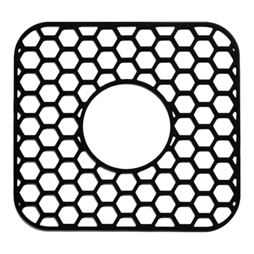 Alfombrilla Fregadero Silicona - Antideslizante Termorresistente Protector Cocina | Rejilla Desagüe 30x28cm | Protector Grifo Encimera | Versátil Guarda Estilo Granja Para Baño, Hogar, Escurrid