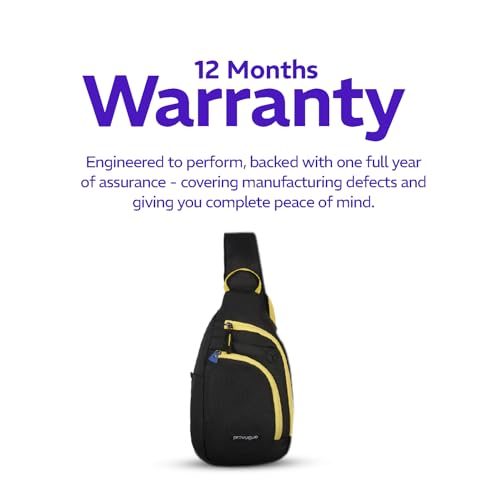 Image of Provogue Bolt Crossbody Bag for Men and Women, Sling Bag, Small Backpack, Multi-pocket Bag for Travel, Chest Bag with 8 inch Tab Pocket, One Side Shoulder Bag