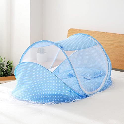 Moustiquaire bébé portable à grilles haute densité et lit pliant