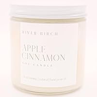 Vista 12 de River Birch Candles - Vela perfumada de almendra + miel, velas de soja de alta calidad, totalmente naturales, no tóxicas, 8.5 onzas, 40 horas
