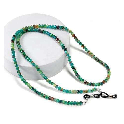JTKSSCS Cordon Gafas 2 soportes ajustables for mascarillas y gafas de lectura, correas vintage for accesorios de novia.(Green)