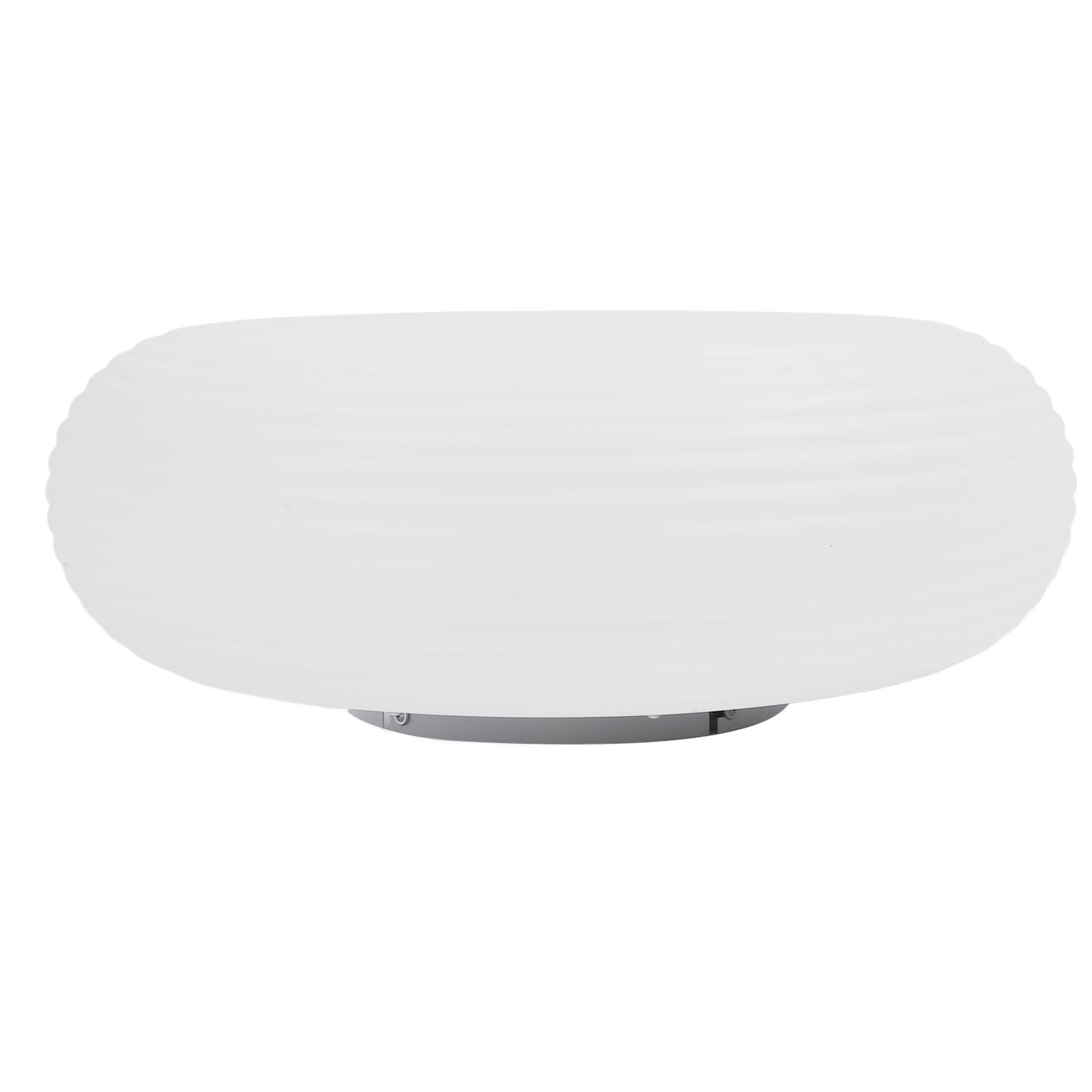Topiky Sufitowa LED do Montażu Podtynkowego, 12-calowa Okrągła Oprawa Sufitowa o Mocy 24 W, Nowoczesna z regulacją 3000–5000 K z Gwintowanym Kremowo-białym Abażurem, Zapewniająca ochronę Oczu (35cm)
