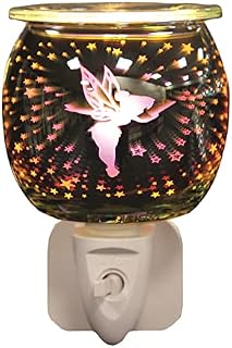 Aromatize 3D Fairy Shooting Stars Silver Electric Plug in Wax Melt Burner 12cm
