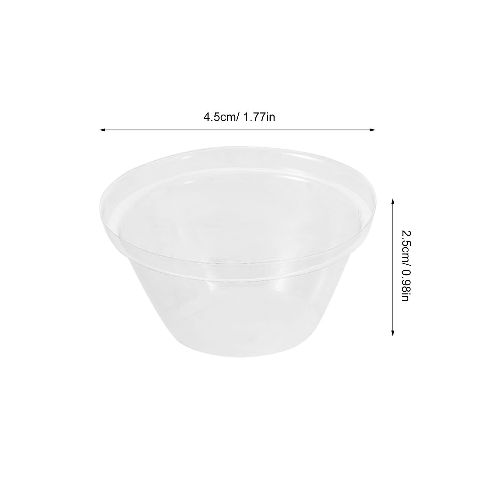 TOYANDONA 200 Unidades Cúpulas Protectoras para Plantas Cubierta Transparente de Plástico para Invernadero y Cultivo Hidropónico Campana para Macetas de Vivero Resistente al Frío y