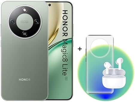 HONOR MAGIC8 LITE 8gb 256gb GREEN + EARBUDS X7L + COVER