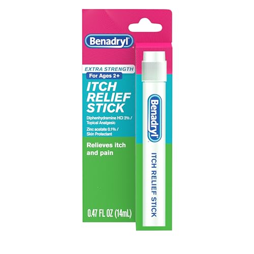 Benadryl Extra Strength Anti-Itch Relief Stick, Bug Bite Itch...