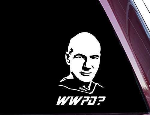 What Would Picard Do? - Precision-Cut Vinyl Decal (NOT Printed)