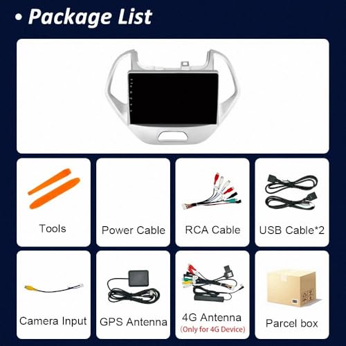 Pantalla de coche para Ford Figo que conecta tu smartphone 7